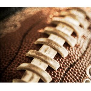 Vintage Football Wall Art, 20x24 Canvas Ready to Hang